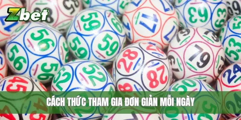 Cách thức tham gia đơn giản mỗi ngày