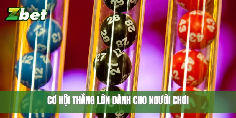 Cơ hội thắng lớn dành cho người chơi
